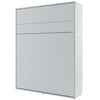 Letto a Scomparsa con meccanismo pneumatico Bed Concept Verticale Grigio Opaco, 160 x 200 cm