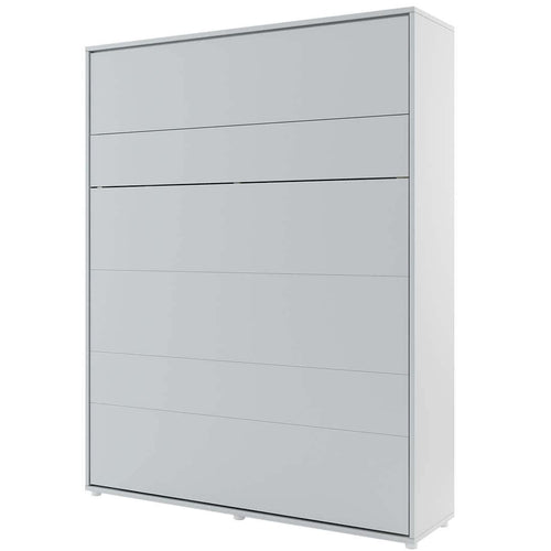 Letto a Scomparsa con meccanismo pneumatico Bed Concept Verticale Grigio Opaco, 160 x 200 cm