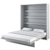 Letto a Scomparsa con meccanismo pneumatico Bed Concept Verticale Grigio Opaco, 180 x 200 cm