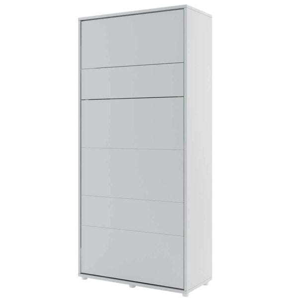 Letto a Scomparsa con meccanismo pneumatico Bed Concept Verticale Grigio Opaco, 90 x 200 cm (1)