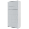 Letto a Scomparsa con meccanismo pneumatico Bed Concept Verticale Grigio Opaco, 90 x 200 cm (1)