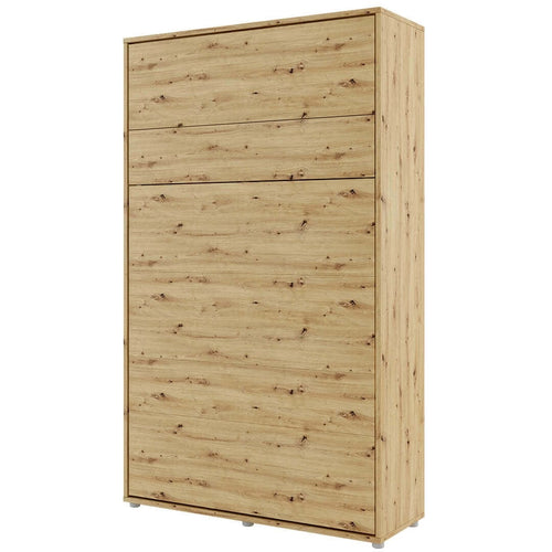 Letto a Scomparsa con meccanismo pneumatico Bed Concept Verticale Quercia, 120 x 200 cm (1)