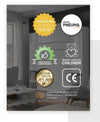 Letto a Scomparsa con meccanismo pneumatico Bed Concept Verticale Quercia, 140 x 200 cm (6)