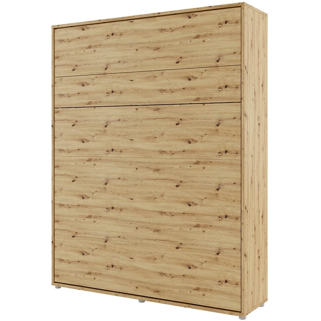 Letto a Scomparsa con meccanismo pneumatico Bed Concept Verticale Quercia, 160 x 200 cm (1)