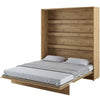 Letto a Scomparsa con meccanismo pneumatico Bed Concept Verticale Quercia, 180 x 200 cm (1)