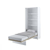 Letto a Scomparsa con meccanismo pneumatico e illuminazione Bed Concept Verticale Bianco Opaco, 200 x 90 cm (2)