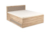 Halmar Letto imbottito con 2 cassetti in legno Borneo Quercia