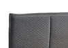 Halmar Letto imbottito con 3 cassetti in velluto Becky Grigio