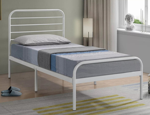 Letto in metallo Bolonia Bianco & SMP-PAT-BOLONIA-WHITE