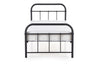 Halmar Letto in metallo Lina Nero
