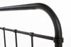 Halmar Letto in metallo Lina Nero