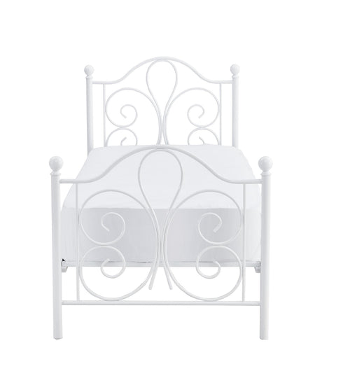 Halmar Letto in metallo Panama Bianco