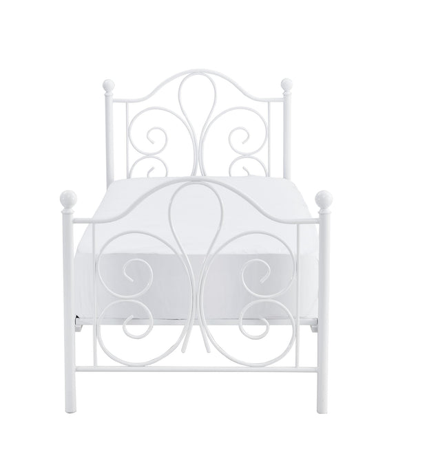 Halmar Letto in metallo Panama Bianco