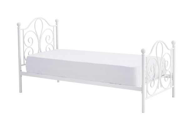 Halmar Letto in metallo Panama Bianco