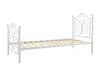 Halmar Letto in metallo Panama Bianco