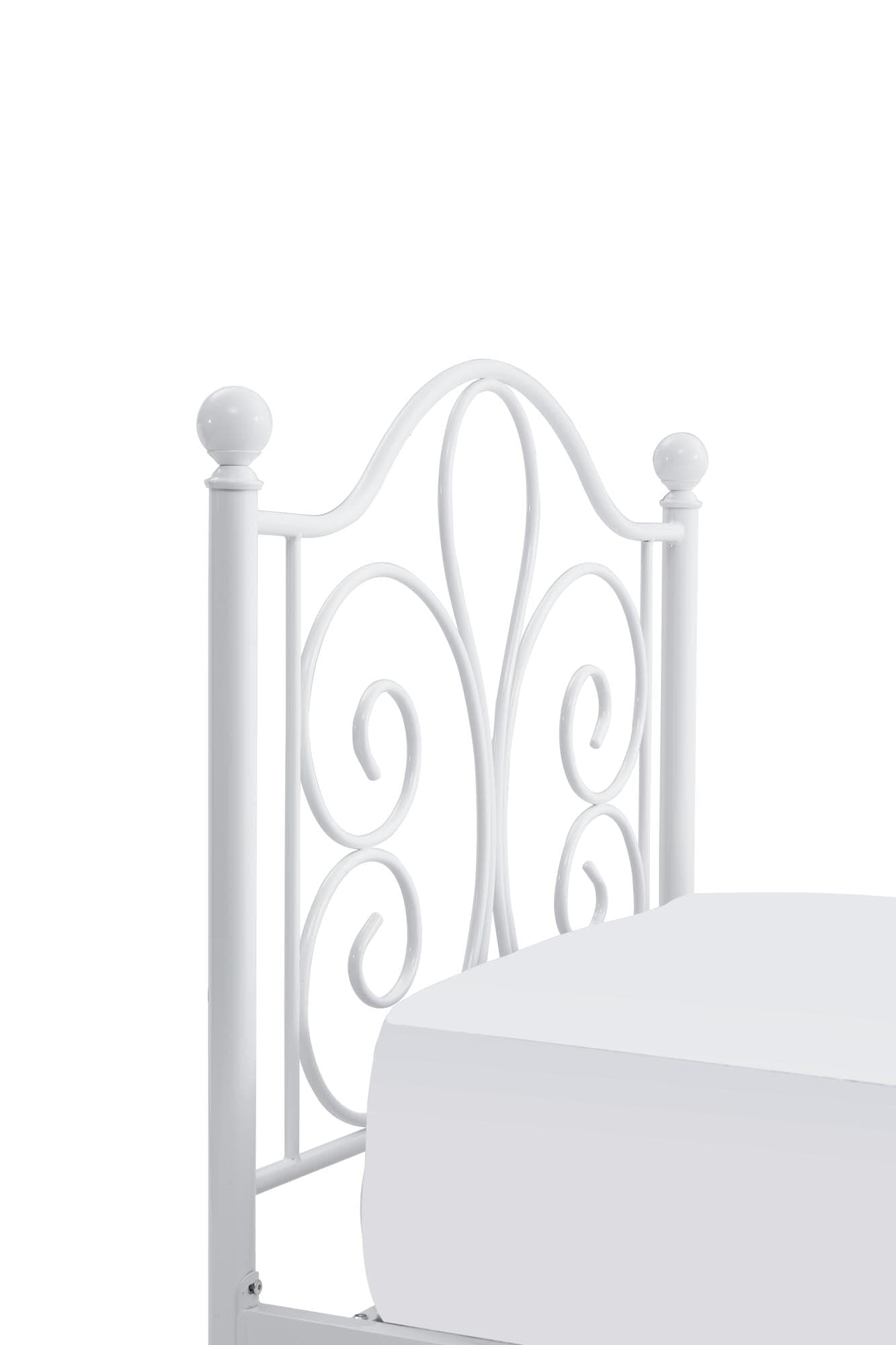 Halmar Letto in metallo Panama Bianco