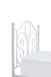 Halmar Letto in metallo Panama Bianco