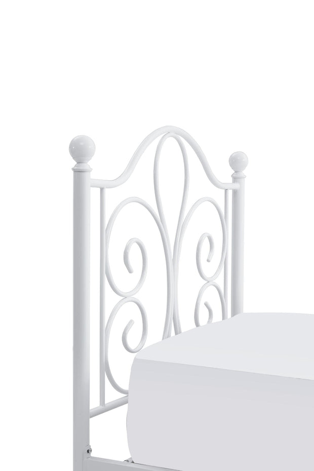 Halmar Letto in metallo Panama Bianco