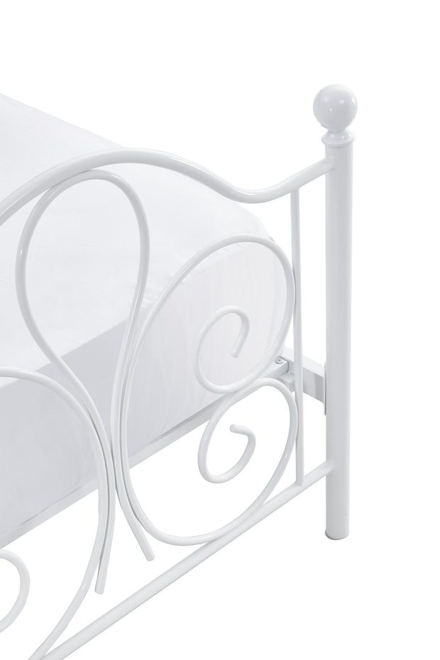 Halmar Letto in metallo Panama Bianco