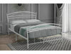 Letto in metallo Siena Bianco & SMP-PAT-SIENA-WHITE & SMP-PAT-SIENA-WHITE