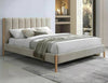 Letto in tessuto Belmont Raven Beige & SMP-PAT-BELMONT-RAVEN-DARK-BEIGE