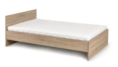 Letto in truciolato Liamis Loz Quercia