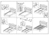 Letto in velluto Asante Beige (4)