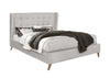 Halmar Letto in velluto Estella Beige