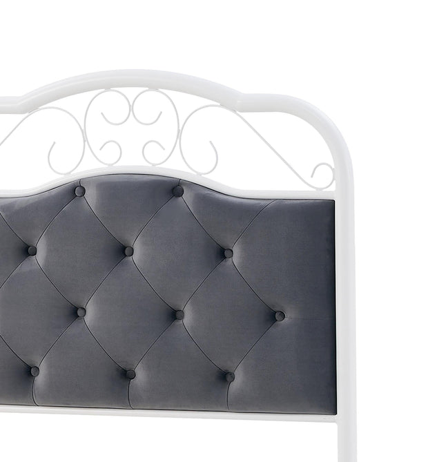 Halmar Letto in velluto Fabrizia Bianco