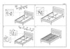 Letto in velluto Hernandez Rosa (3)