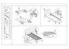 Letto in velluto Mirian Grigio (4)