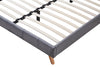 Halmar Letto in velluto Scandino Grigio