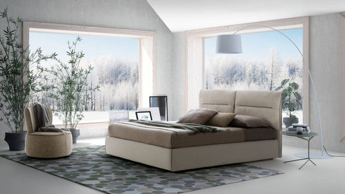 Letto matrimoniale Adamy Crema & LCMFIT-PAT-TAP-ACADEMY & LCMFIT-PAT-TAP-ACADEMY