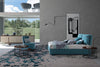 Letto matrimoniale con contenitore Fristyle Blu & LCMFIT-PAT-TAPITAT-FRIS & LCMFIT-PAT-TAPITAT-FRIS