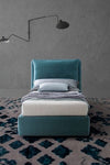 Letto matrimoniale con contenitore Fristyle Blu (2) & LCMFIT-PAT-TAPITAT-FRIS