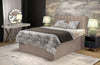 Halmar Letto matrimoniale con contenitore in tessuto Asento Beige