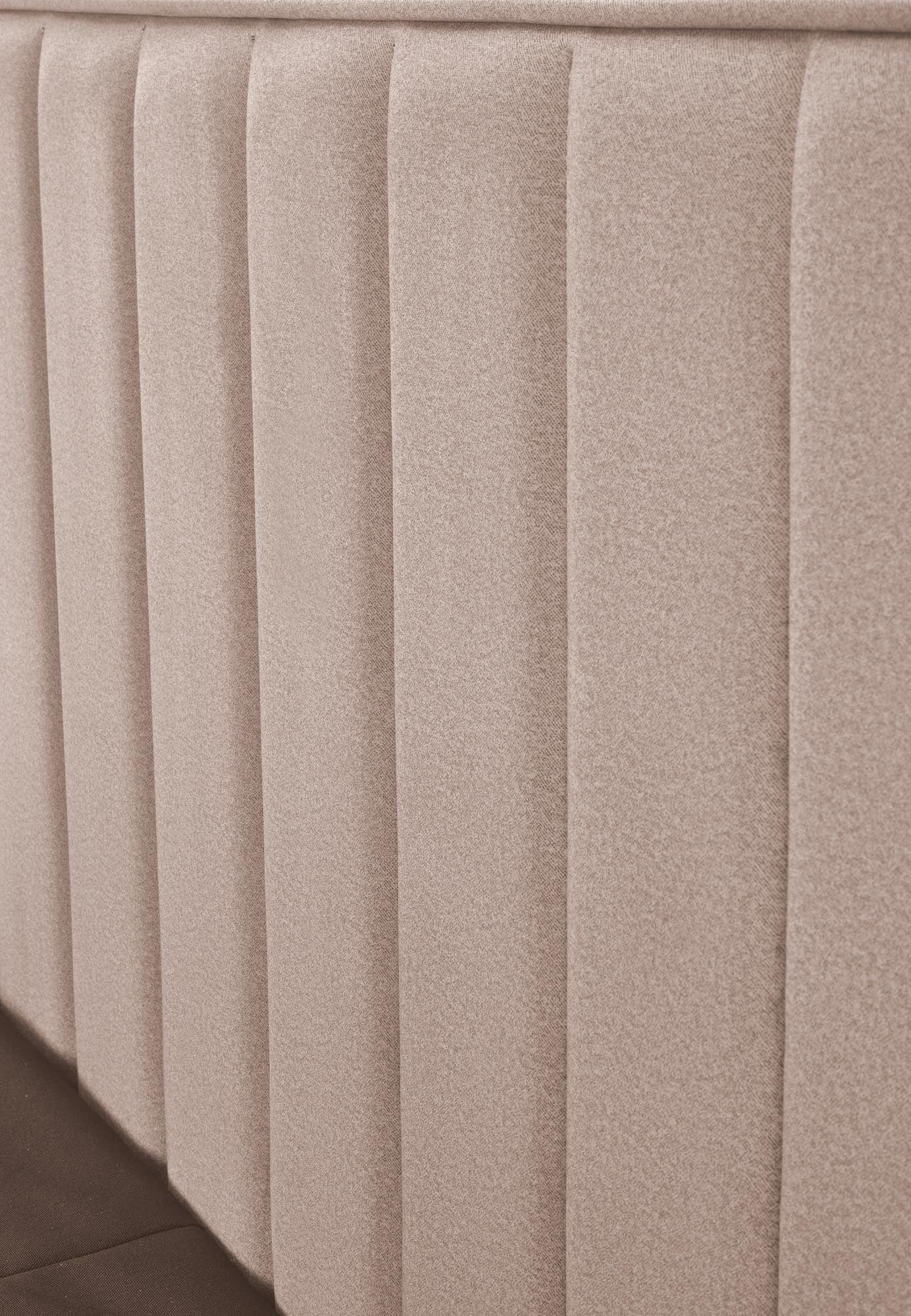 Halmar Letto matrimoniale con contenitore in tessuto Asento Beige