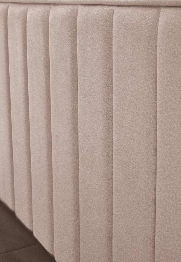 Halmar Letto matrimoniale con contenitore in tessuto Asento Beige