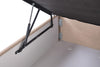 Halmar Letto matrimoniale con contenitore in tessuto Asento Beige