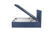 Halmar Letto matrimoniale con contenitore in tessuto Asento Blu
