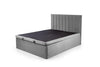 Halmar Letto matrimoniale con contenitore in tessuto Asento Grigio