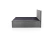 Halmar Letto matrimoniale con contenitore in tessuto Asento Grigio