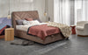 Halmar Letto matrimoniale con contenitore in velluto Continental 1 Beige