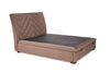 Halmar Letto matrimoniale con contenitore in velluto Continental 1 Beige