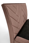 Halmar Letto matrimoniale con contenitore in velluto Continental 1 Beige
