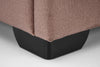 Halmar Letto matrimoniale con contenitore in velluto Continental 1 Beige