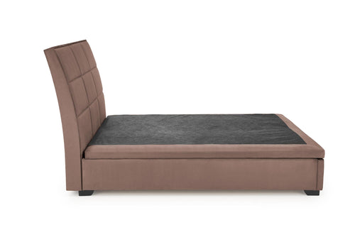 Halmar Letto matrimoniale con contenitore in velluto Continental 2 Beige