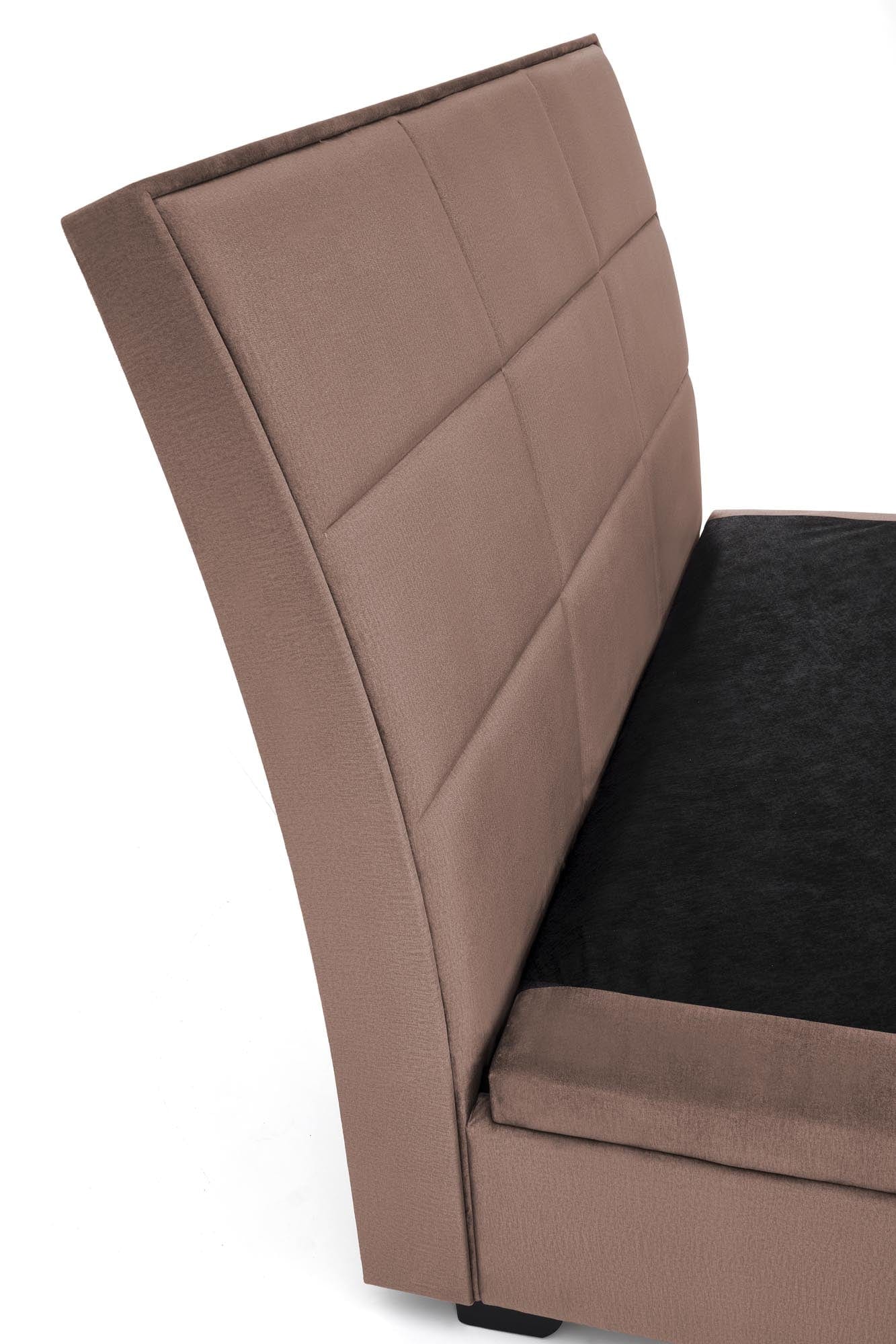 Halmar Letto matrimoniale con contenitore in velluto Continental 2 Beige