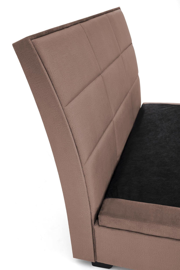 Halmar Letto matrimoniale con contenitore in velluto Continental 2 Beige