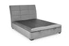 Halmar Letto matrimoniale con contenitore in velluto Continental 2 Grigio
